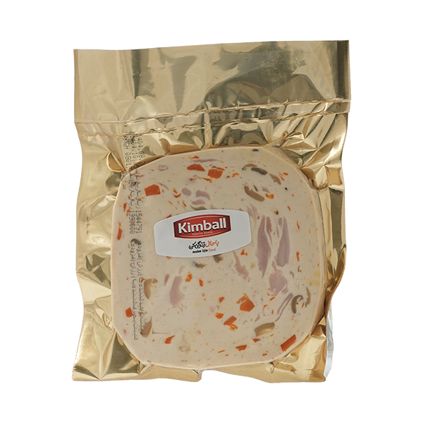 کالباس مخلوط مرغ و قارچ 60% وکیوم 300 گرم کیمبال
