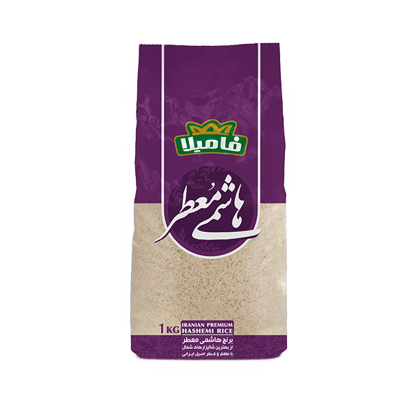 برنج 1 کیلویی هاشمی معطر فامیلا