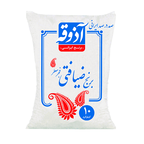 برنج 10 کیلویی ضیافتی اذوقه