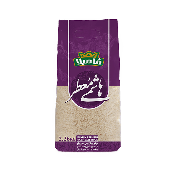 برنج 2 26 کیلویی 100% خالص هاشمی معطر فامیلا