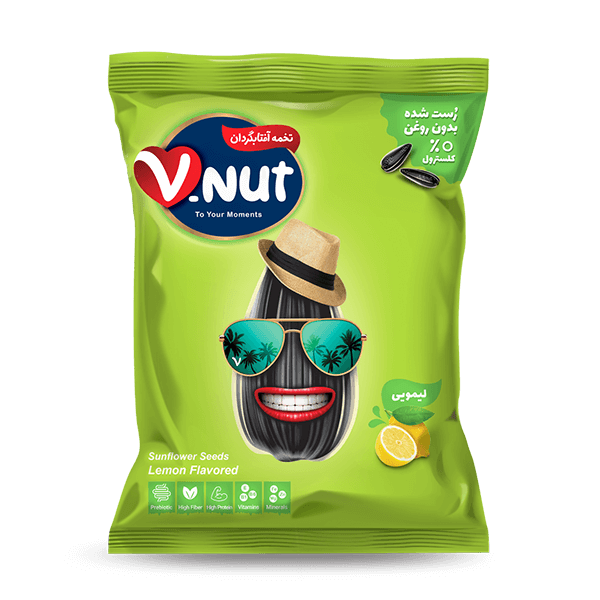تخمه آفتابگردان 105 گرمی طعم لیمویی