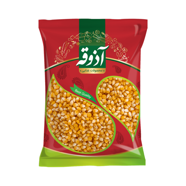 ذرت خشك شده بسته سلفوني 400 گرمي آذوقه