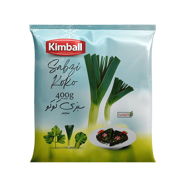 سبزی منجمد كوكو بسته 400 گرمی كيمبال