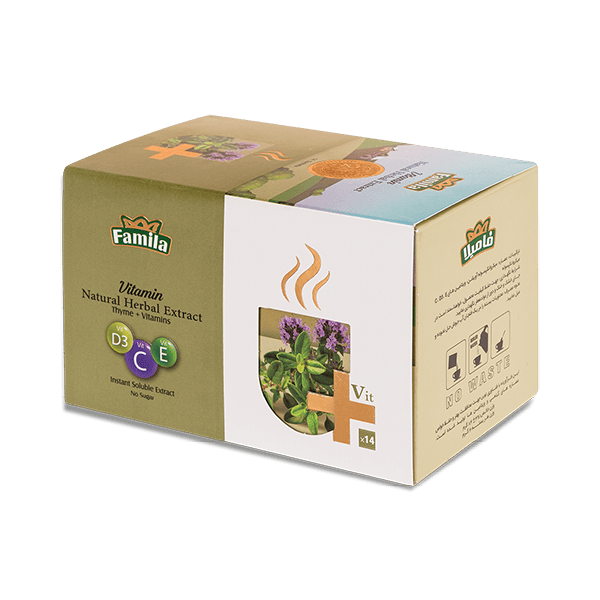 عصاره طبیعی گیاهی آویشن 14 عددی فامیلا