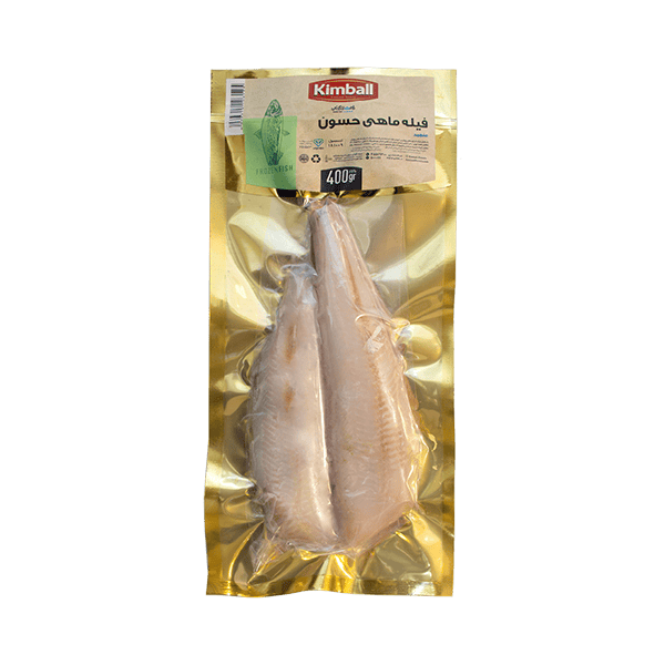 فیله ماهی حسون بدون پوست منجمد400 گرم بسته وکیومی