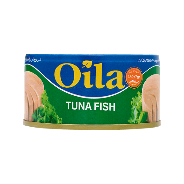 كنسرو تن ماهی سبزیجات اویلا 180 گرم