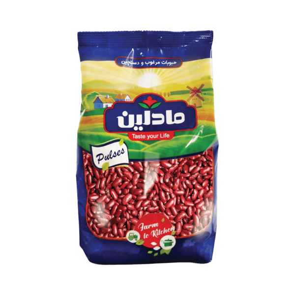 لوبیا قرمز بسته سلفوني 900 گرمي مادلین