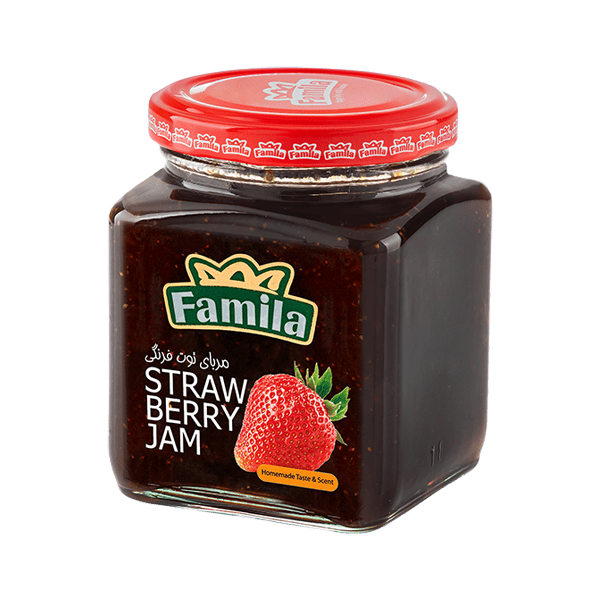 مربا توت فرنگی 300 گرمی فامیلا