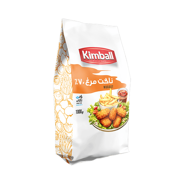 ناگت گوشت مرغ 70% 500 گرم کیمبال