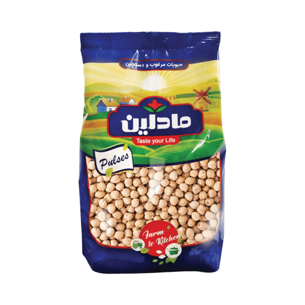 نخود بسته سلفوني 900 گرمي مادلین
