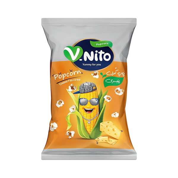 پاپ كورن 55 گرمی با طعم پنیری وی نیتو