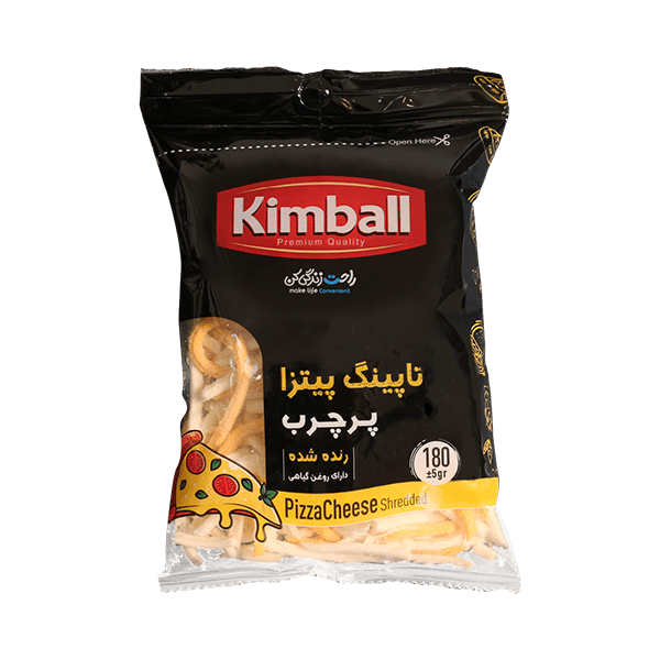 پنیر پیتزا 180 گرمی پروسس رنده شده کیمبال