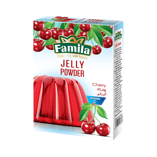 پودر ژله 100 گرمی آلبالو فامیلا
