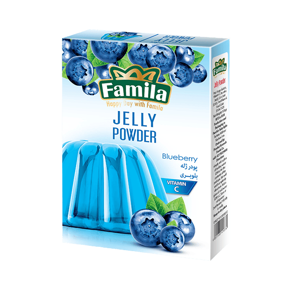 پودر ژله 100 گرمی بلوبری فامیلا