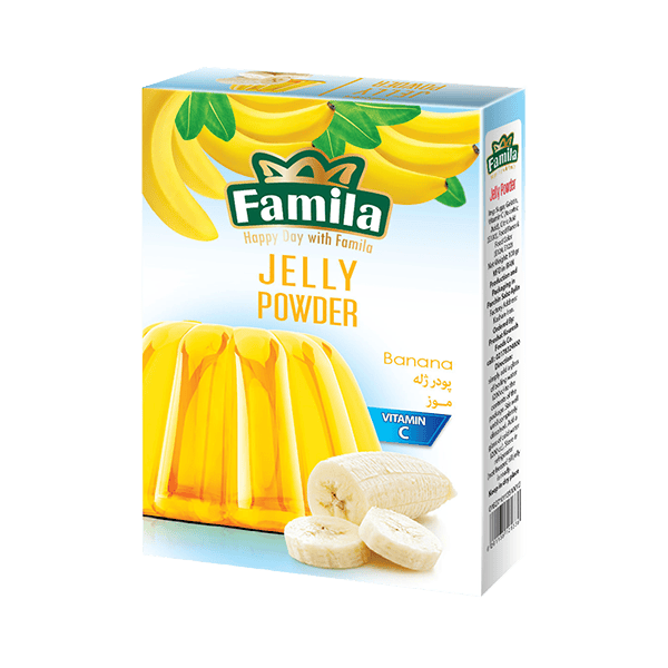 پودر ژله 100 گرمی موز فامیلا