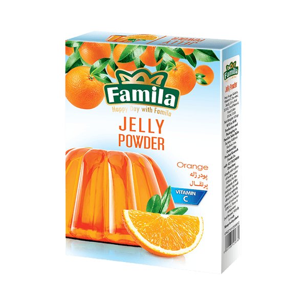 پودر ژله 100 گرمی پرتقال فامیلا