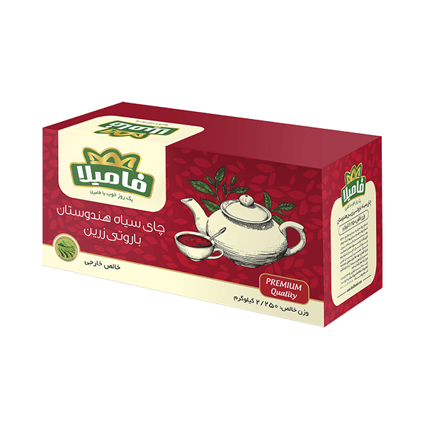 چاي كيسه اي(تي بگ) ساده بدون لفاف 25 عددي فاميلا