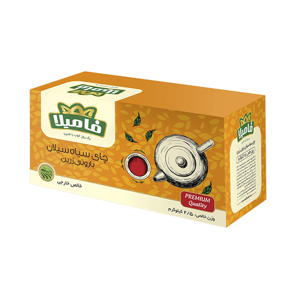 چاي كيسه اي(تي بگ) معطر بدون لفاف 25 عددي فاميلا