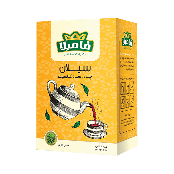 چای ساده سیلان شکسته زرین ممتاز 450 گرمی فامیلا