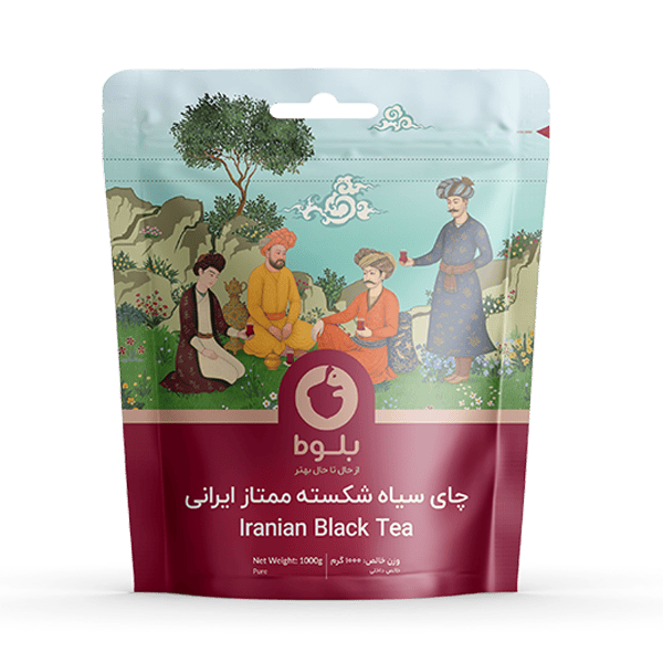 چای شکسته ممتاز ایرانی 1 کیلوگرمی بلوط