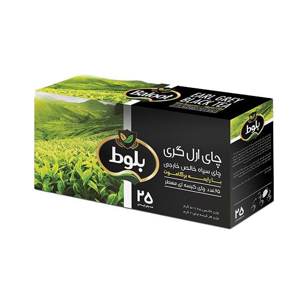 چای کیسه ای(تی بگ) معطر بدون لفاف 25 عددی بلوط