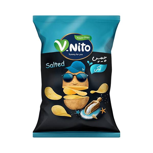 چیپس سیب زمینی با طعم نمکی 105 گرمی وی نیتو