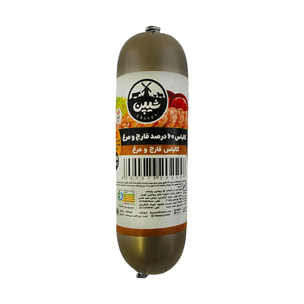 کالباس قارچ و مرغ 60% رول 400 گرمی خانواده شیپن