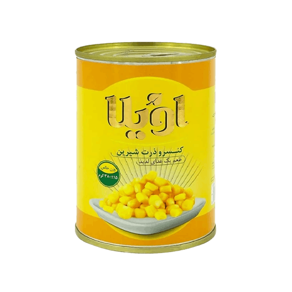 کنسرو ذرت 380 گرمی اویلا