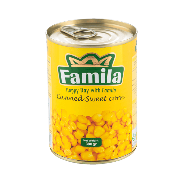 کنسرو ذرت 380 گرمی فامیلا