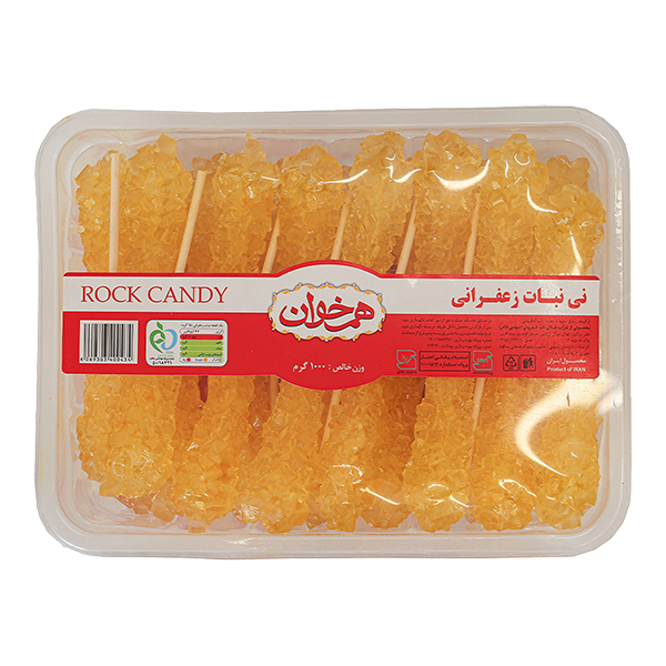 نی نبات زعفرانی 1000 گرمی هم خوان