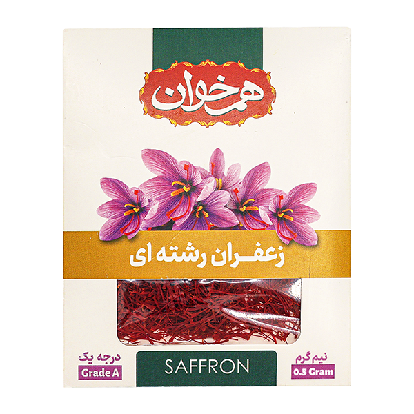 زعفران رشته ای 0 5 گرمی هم خوان