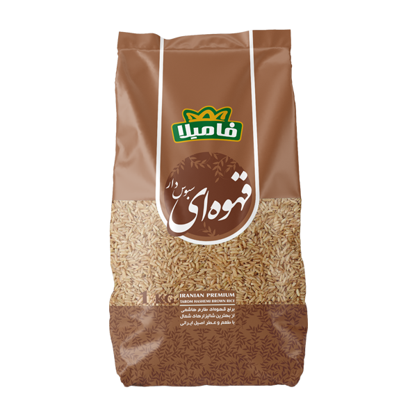 برنج قهوه ای 1کیلوگرم فامیلا