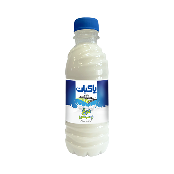 دوغ بدون گاز گرماديده با طعم نعناع 240 ميلی ليتر پاكبان