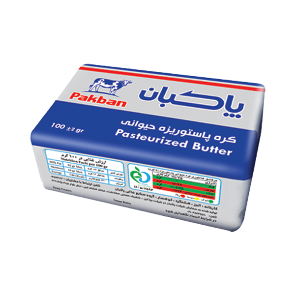 كره حيوانی پاستوريزه 100 گرمی پاكبان