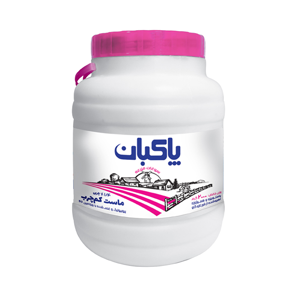 ماست پاستوريزه كم چرب پروبيوتيک 2 کیلویی پاكبان