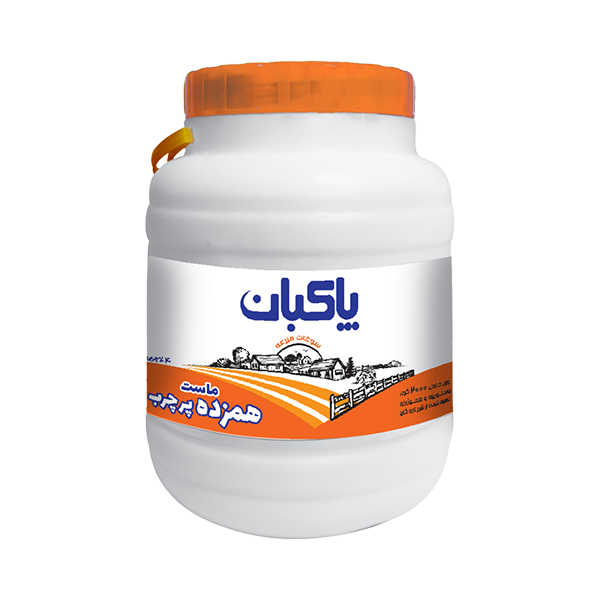 ماست پاستوريزه همزده پر چرب دو كيلويی پاكبان