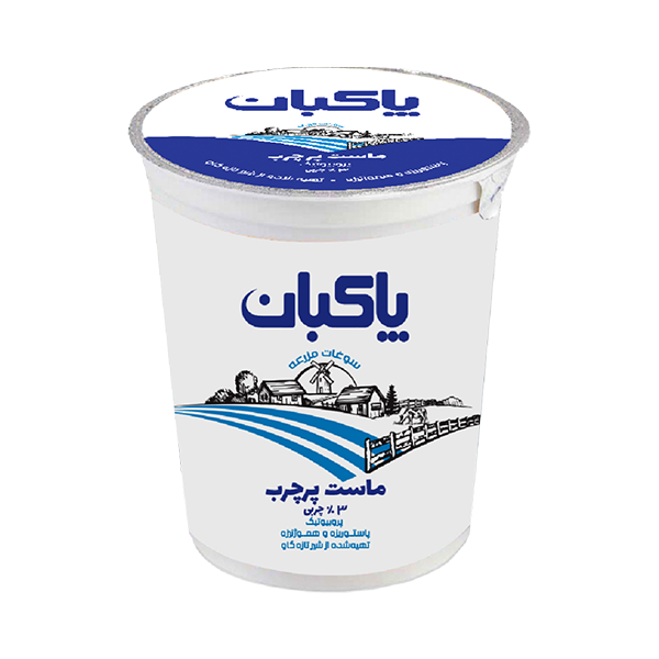 ماست پاستوريزه پر چرب پروبيوتيک 900 گرمی پاكبان