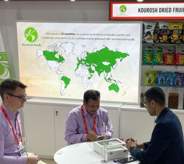 خشکبار و حبوبات کوروش در گلفود ۲۰۲۶ دوبی