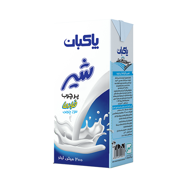 شیر فرادما (UHT) پرچرب تتراپك 200 سی سی پاكبان