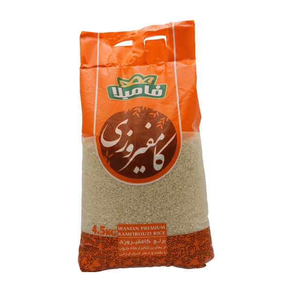 برنج کامفیروزی 4 5 کیلوگرم فامیلا