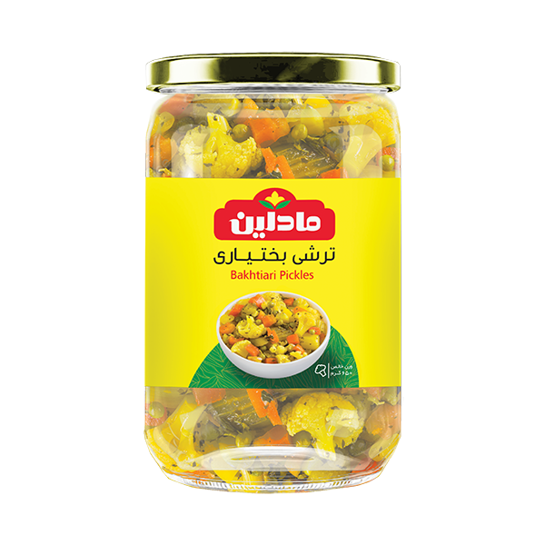 ترشی بختیاری 620 گرمی مادلین
