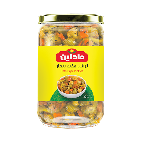 ترشی هفت بیجار 620 گرمی مادلین