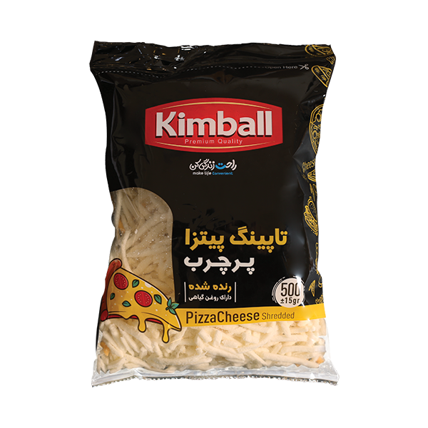 پنیر پیتزا پروسس رنده شده 500 گرمی کیمبال