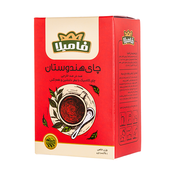 چای هندوستان ساده 100 گرمی فامیلا