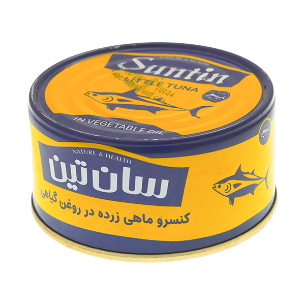 کنسرو ماهی زرده 180 گرمی سانتین